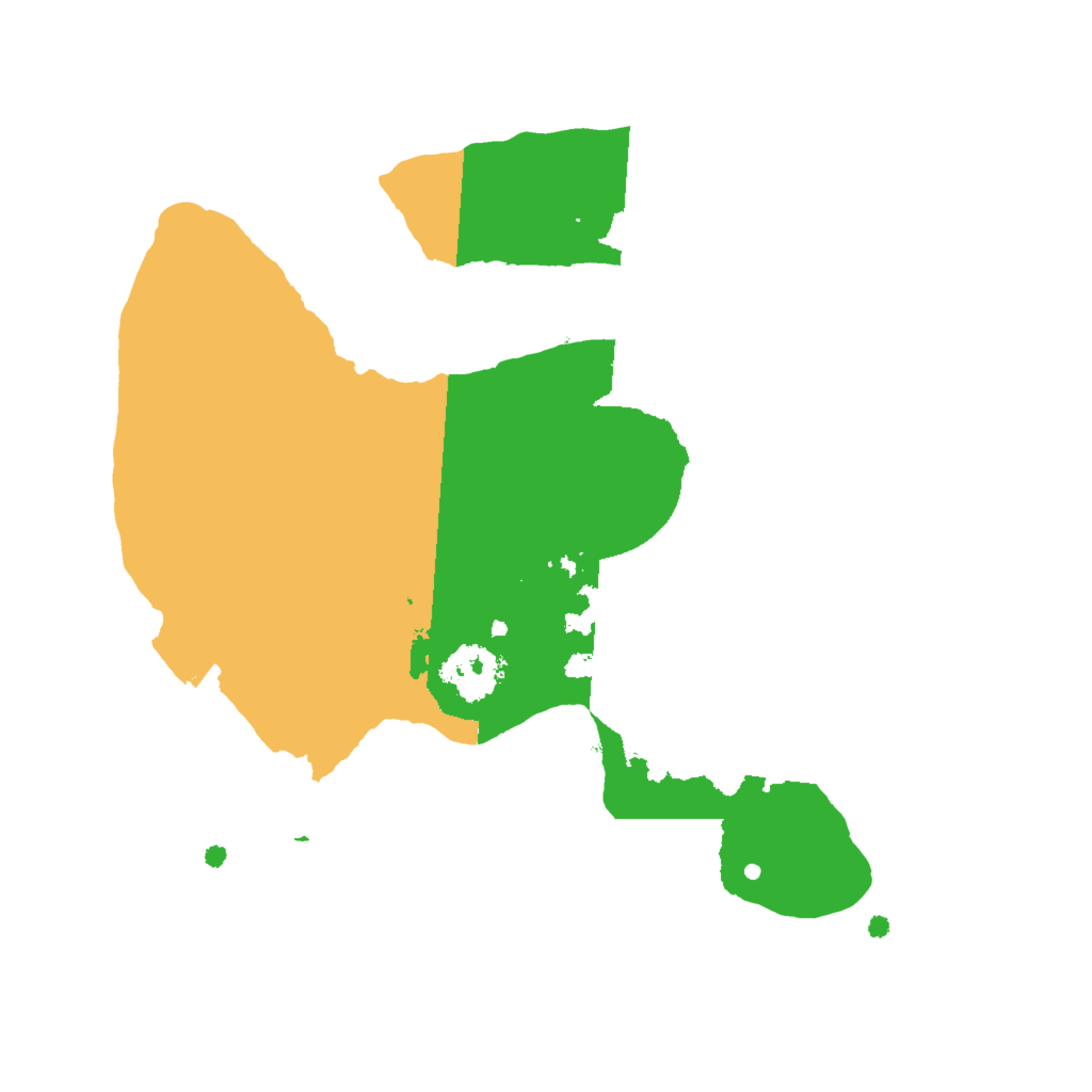 Biome Rust Map: Procedural Map, Size: 2000, Seed: 171857197