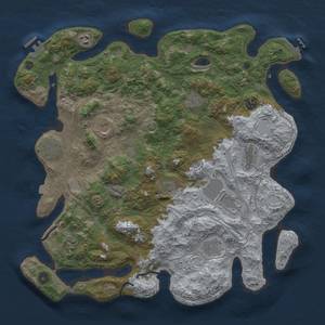 Thumbnail Rust Map: Procedural Map, Size: 4250, Seed: 1027169316, 19 Monuments