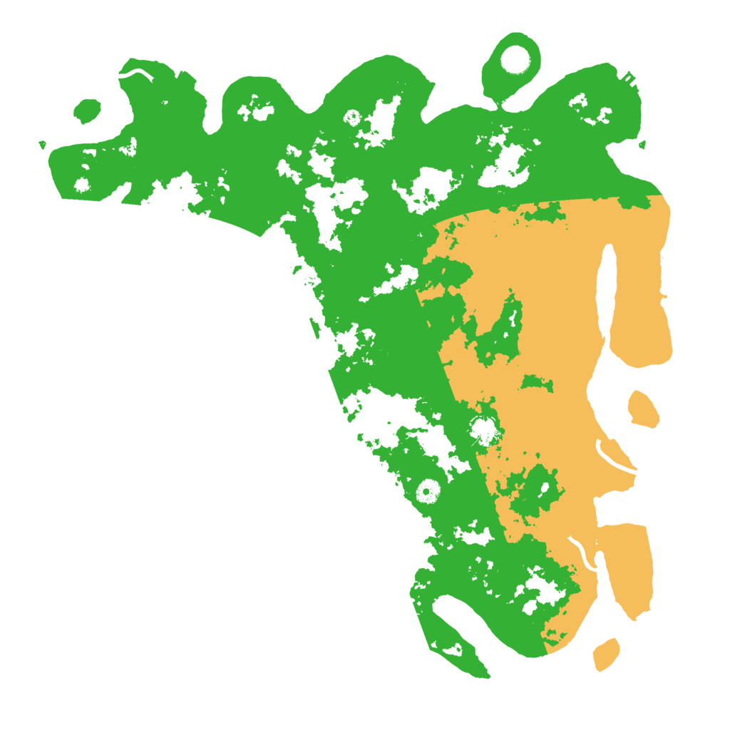 Biome Rust Map: Procedural Map, Size: 4500, Seed: 17833499