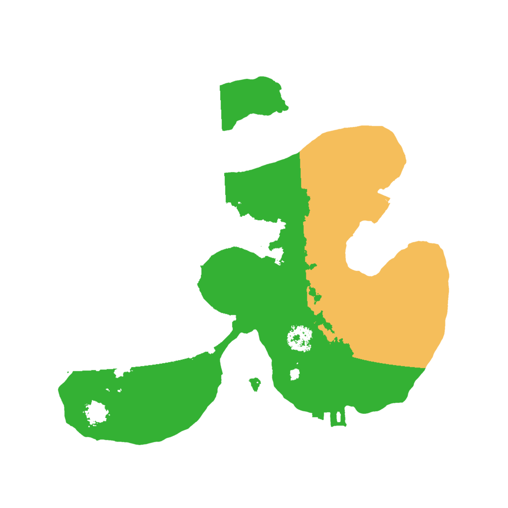 Biome Rust Map: Procedural Map, Size: 2000, Seed: 483452821