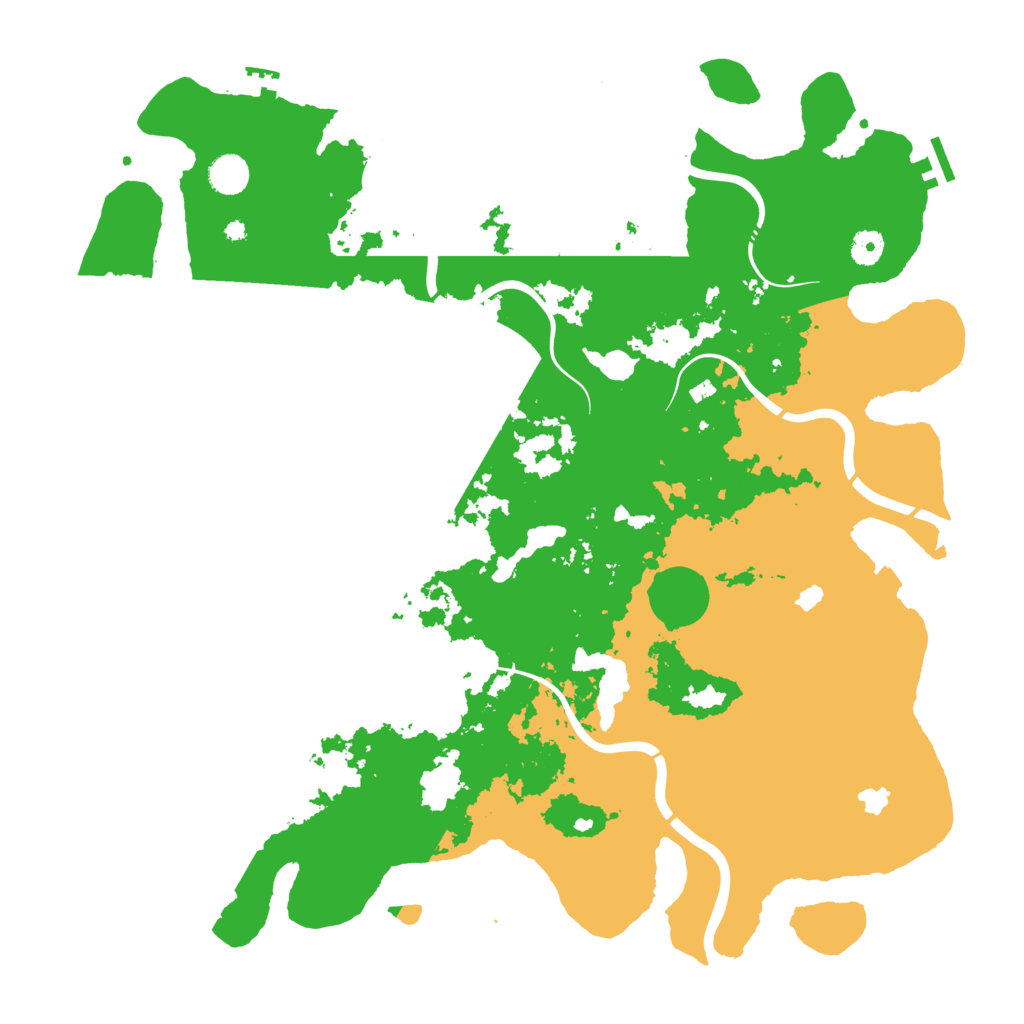 Biome Rust Map: Procedural Map, Size: 4500, Seed: 465246972