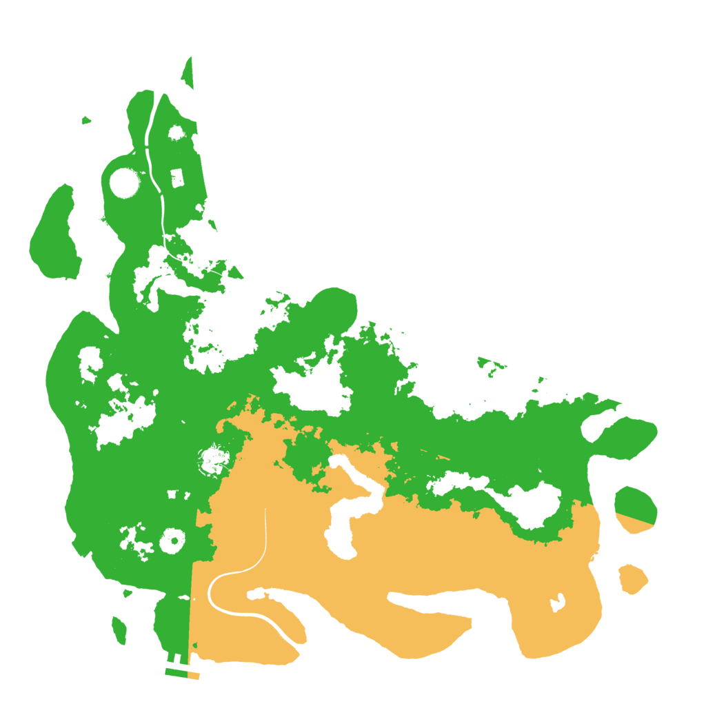 Biome Rust Map: Procedural Map, Size: 4150, Seed: 1688