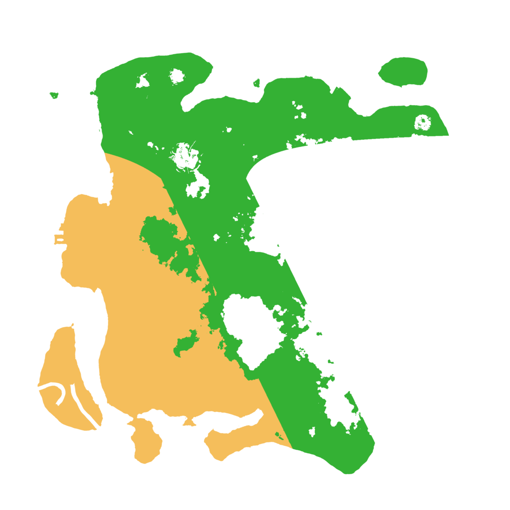 Biome Rust Map: Procedural Map, Size: 3200, Seed: 11921625