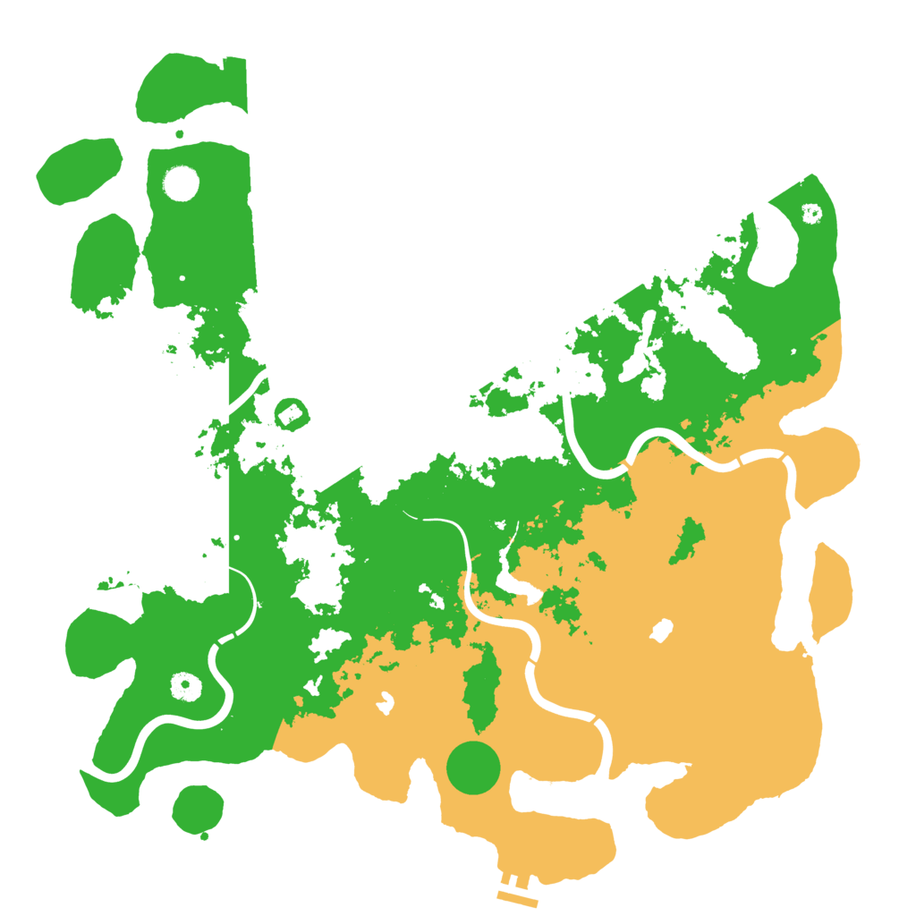 Biome Rust Map: Procedural Map, Size: 4500, Seed: 1680761704