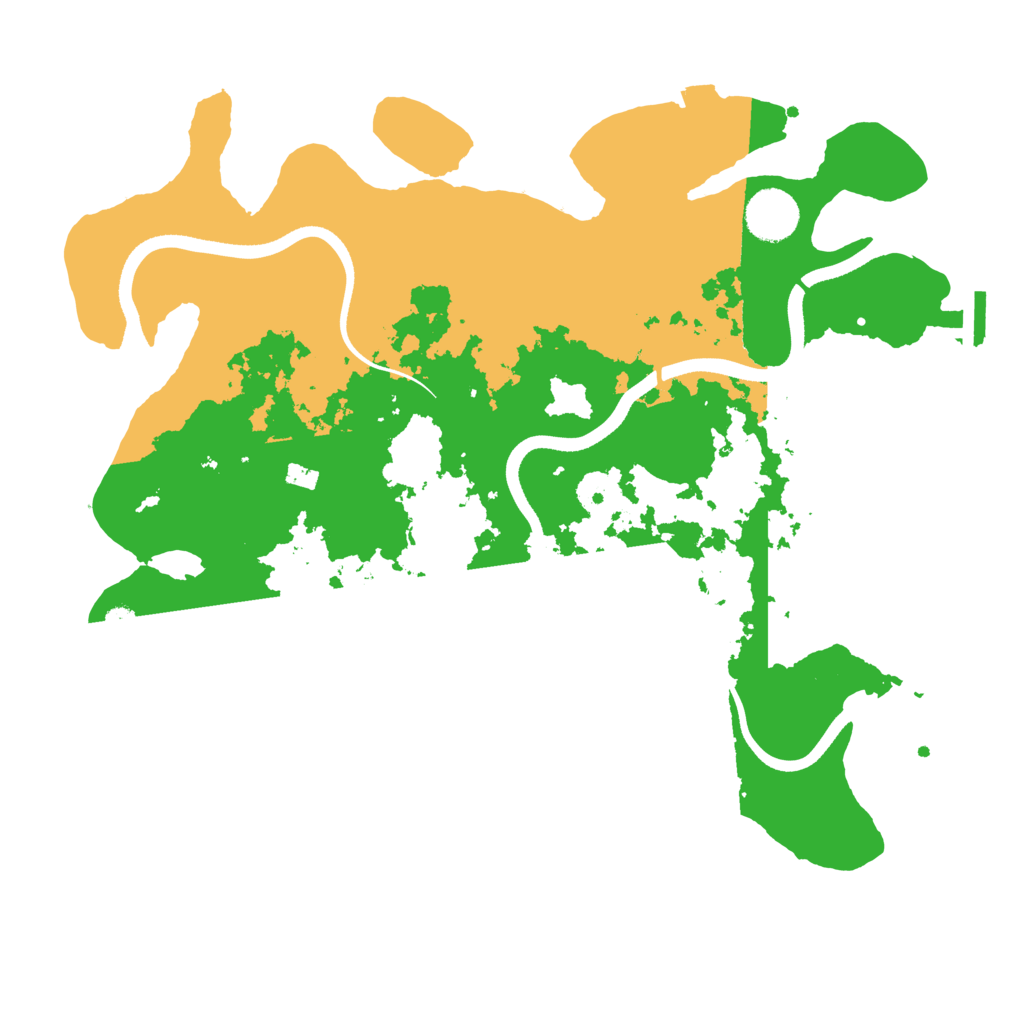 Biome Rust Map: Procedural Map, Size: 3500, Seed: 2139258630