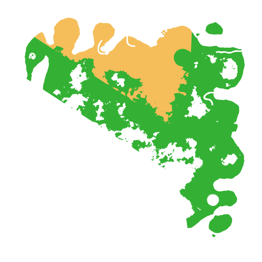 Biome Rust Map: Procedural Map, Size: 3950, Seed: 521472