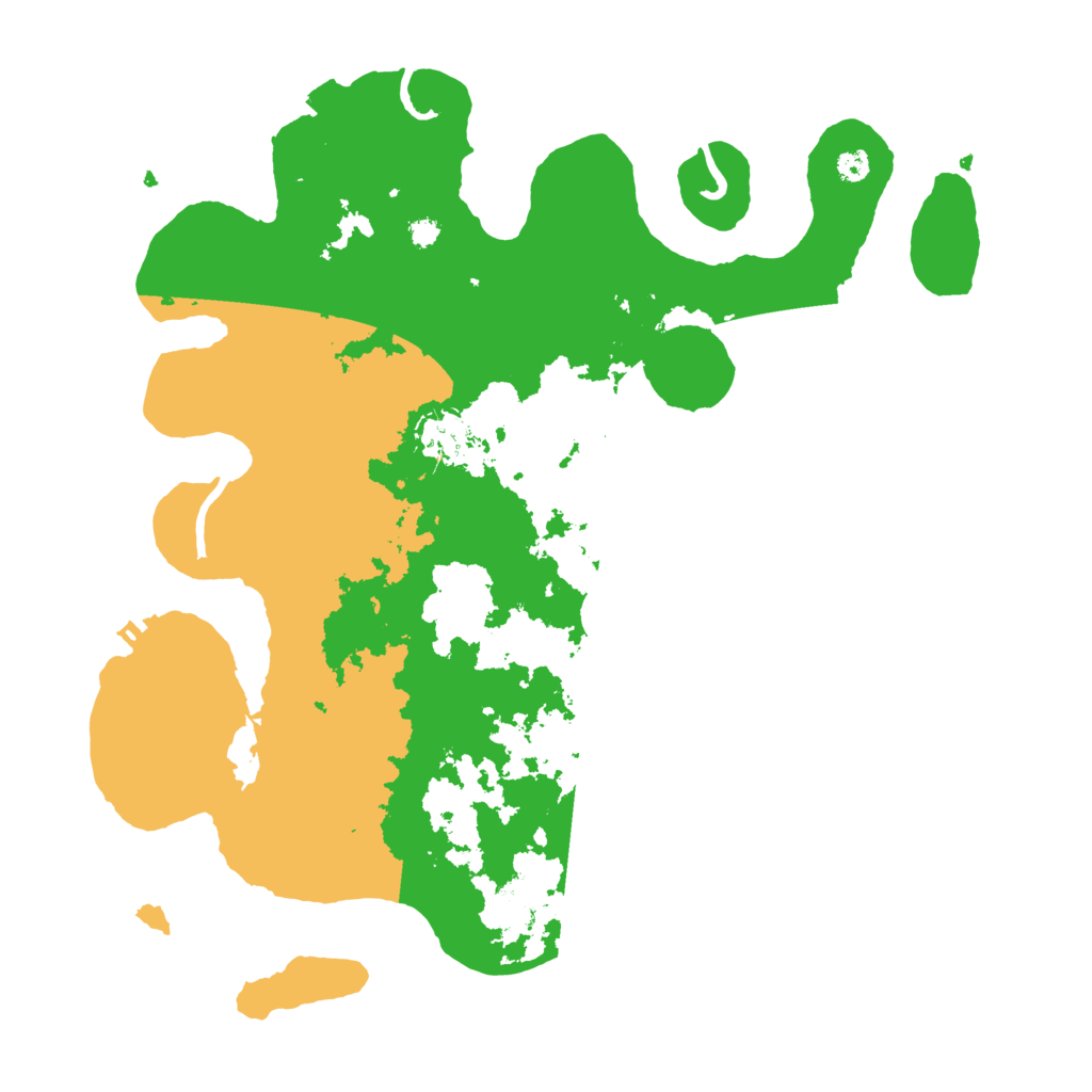 Biome Rust Map: Procedural Map, Size: 3500, Seed: 816380682