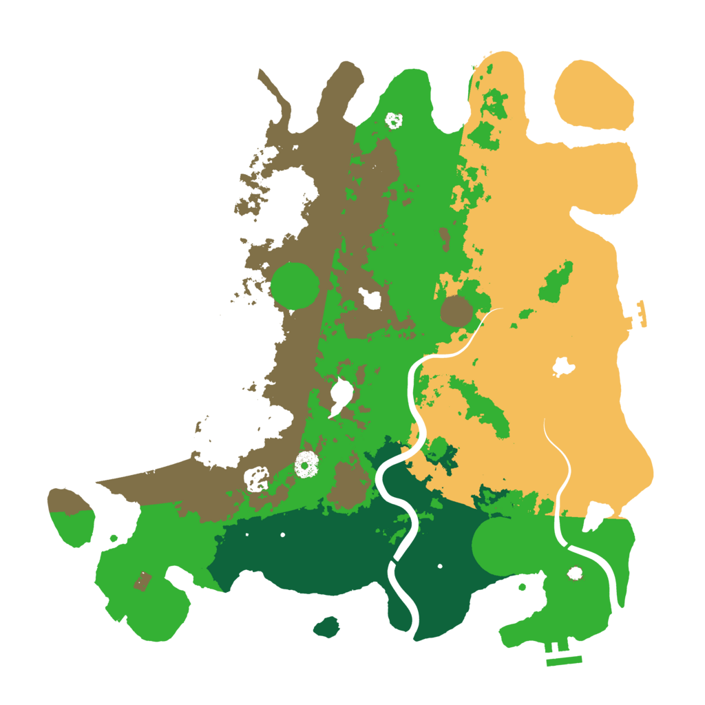 Biome Rust Map: Procedural Map, Size: 4000, Seed: 447931367