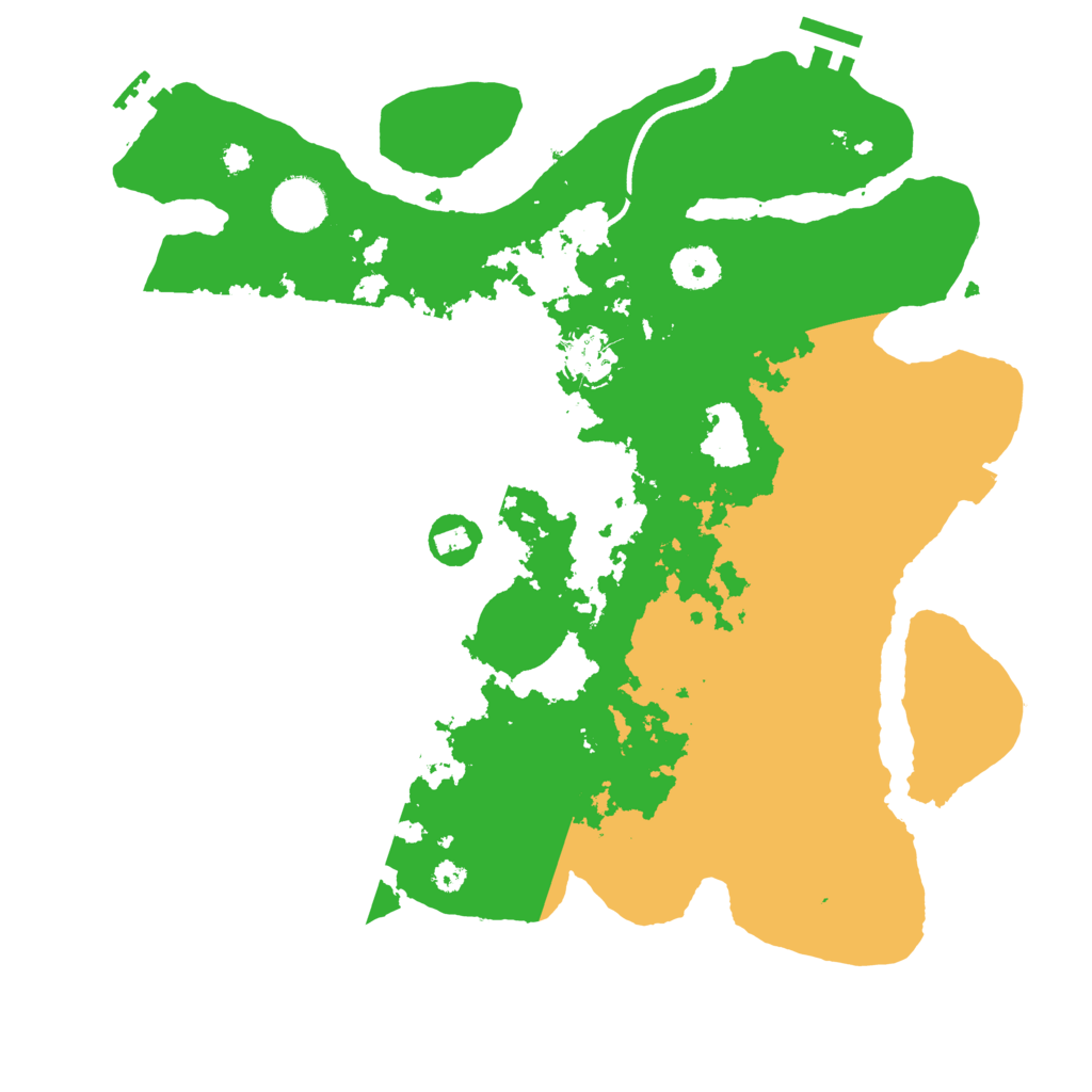 Biome Rust Map: Procedural Map, Size: 3500, Seed: 1780891405