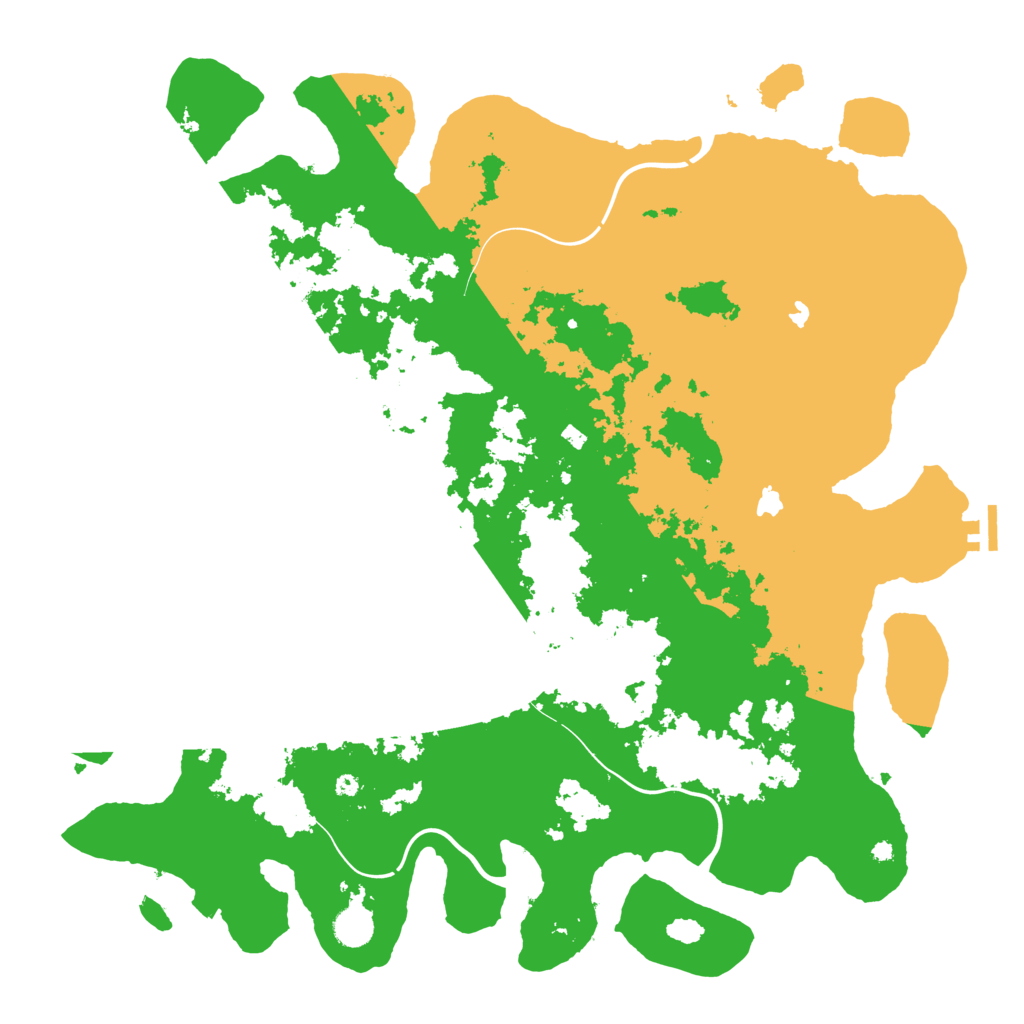 Biome Rust Map: Procedural Map, Size: 4500, Seed: 1359732410