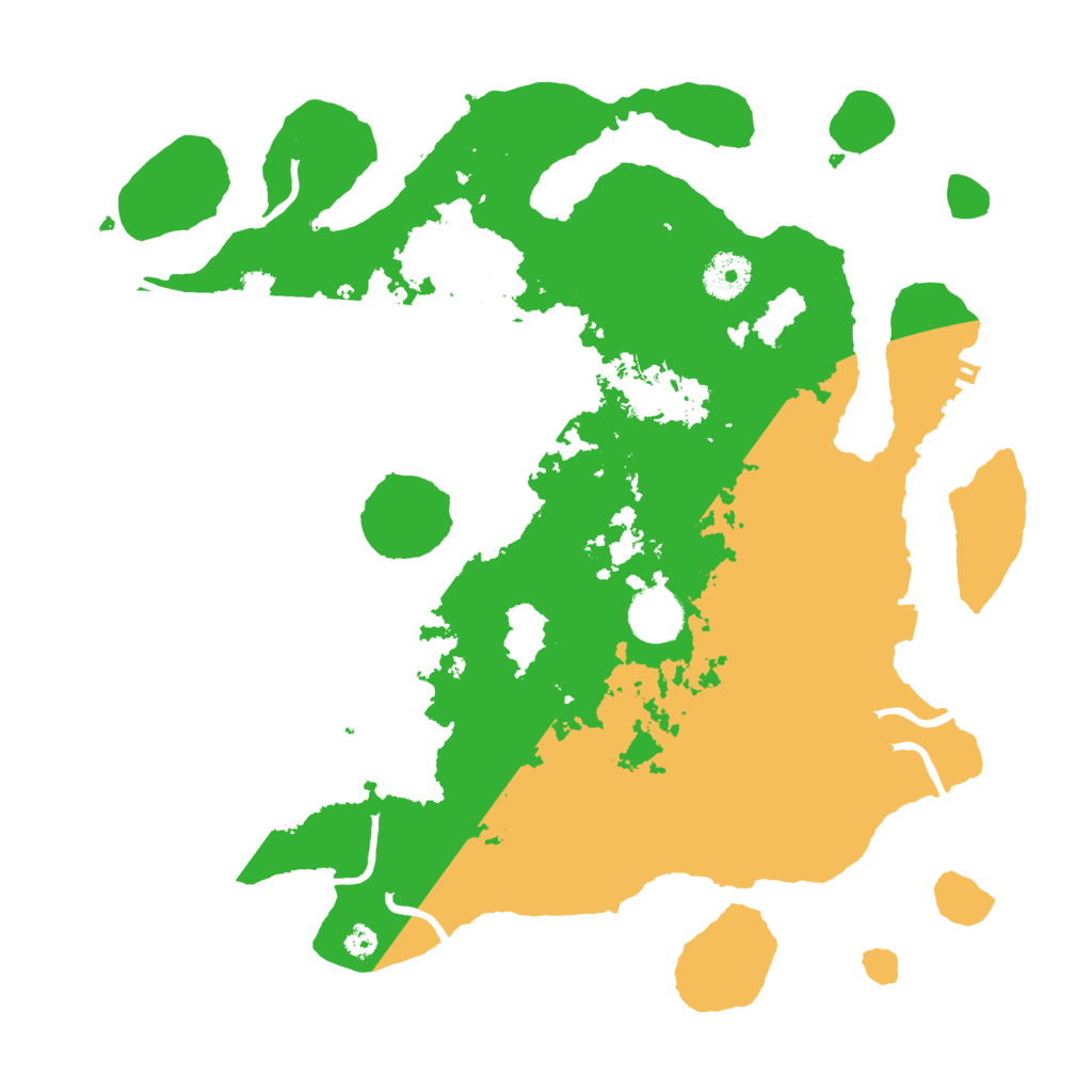 Biome Rust Map: Procedural Map, Size: 3500, Seed: 777566175