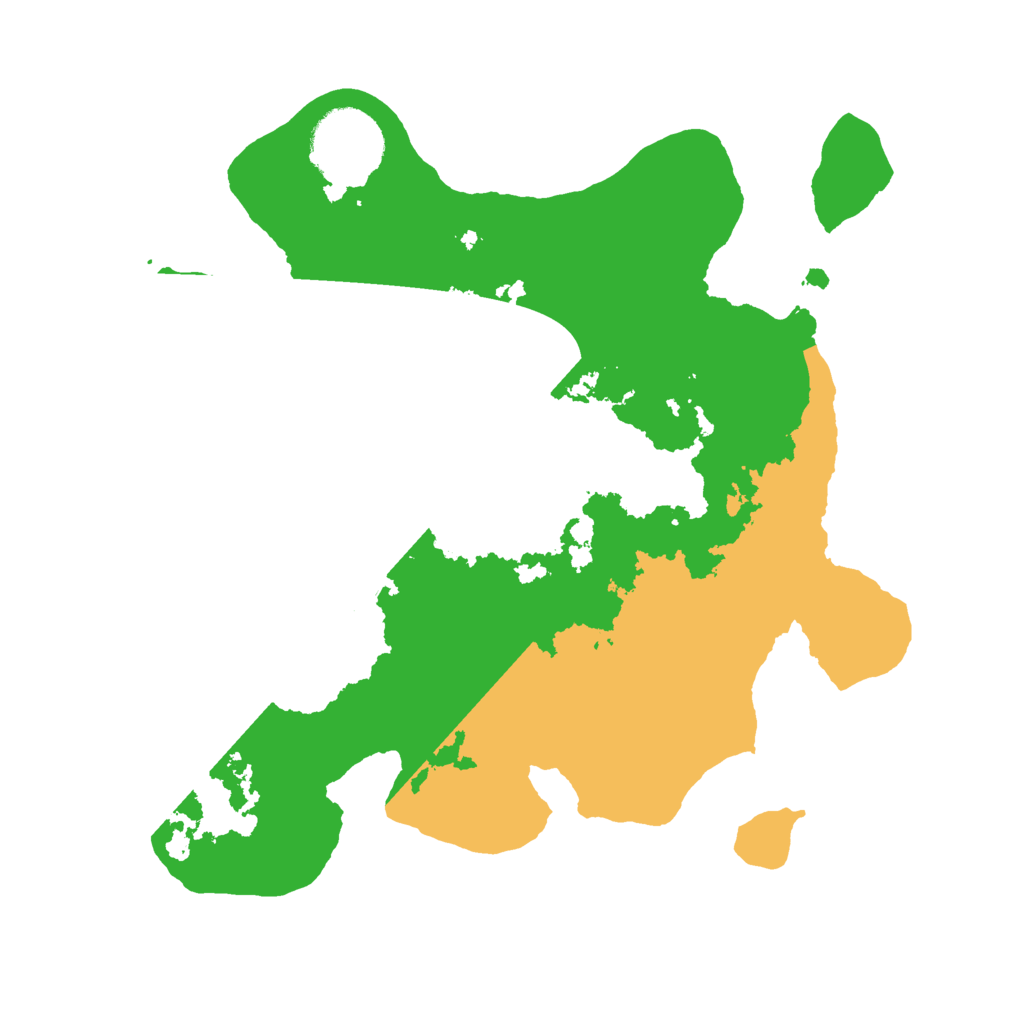 Biome Rust Map: Barren, Size: 2500, Seed: 12743119