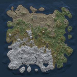 Thumbnail Rust Map: Procedural Map, Size: 4500, Seed: 7072023, 18 Monuments