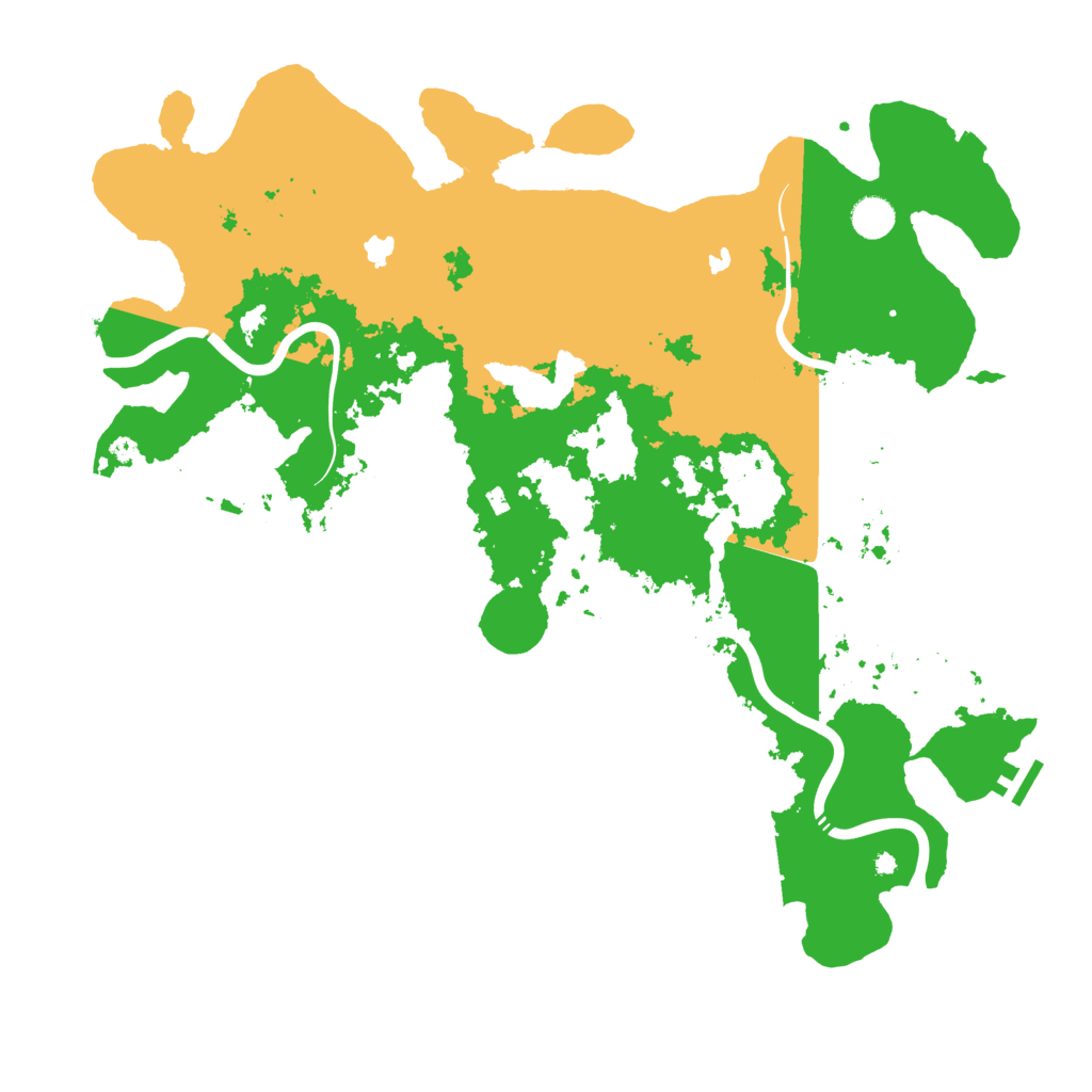 Biome Rust Map: Procedural Map, Size: 4500, Seed: 7072023