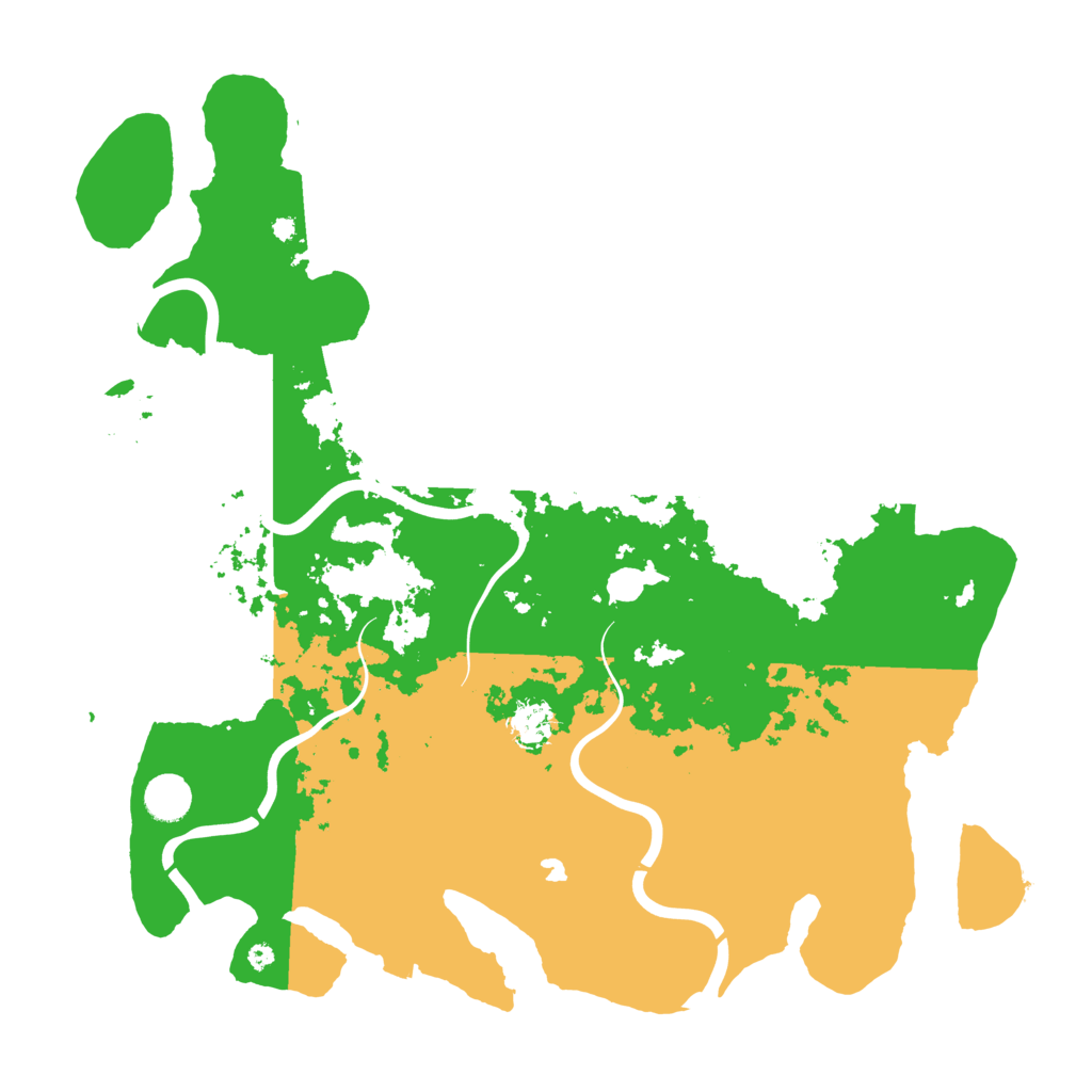 Biome Rust Map: Procedural Map, Size: 4250, Seed: 1997