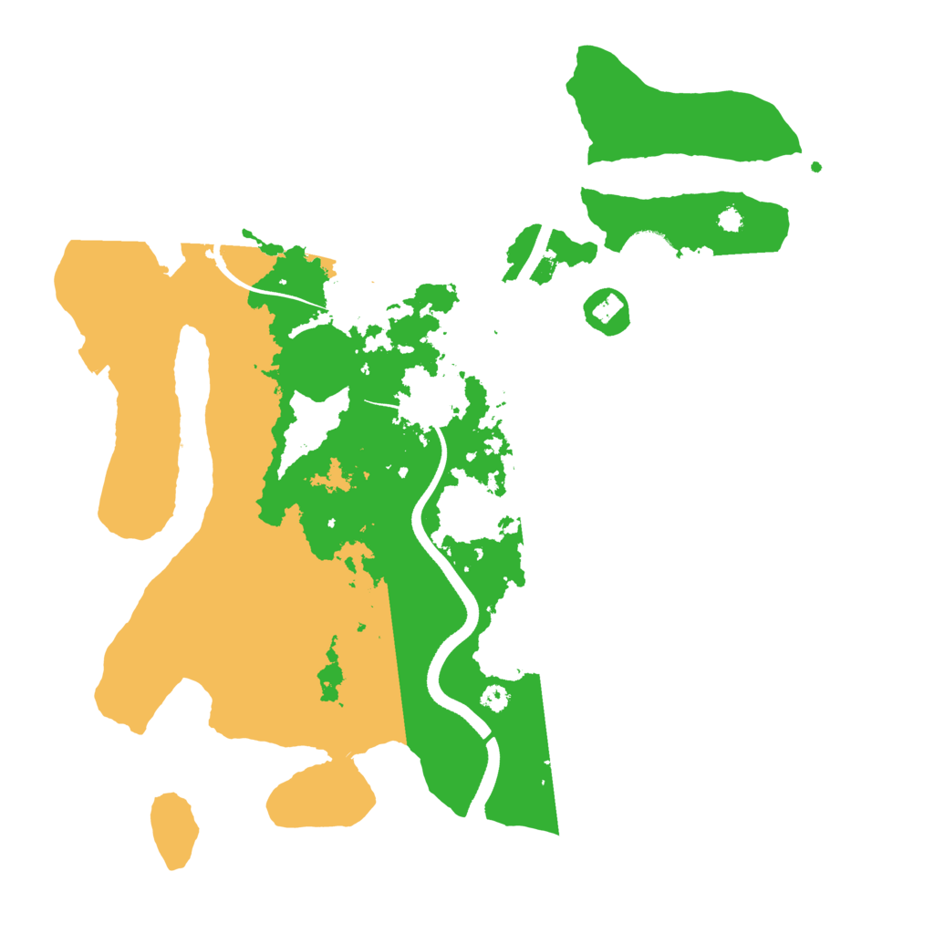 Biome Rust Map: Procedural Map, Size: 3500, Seed: 1620025123