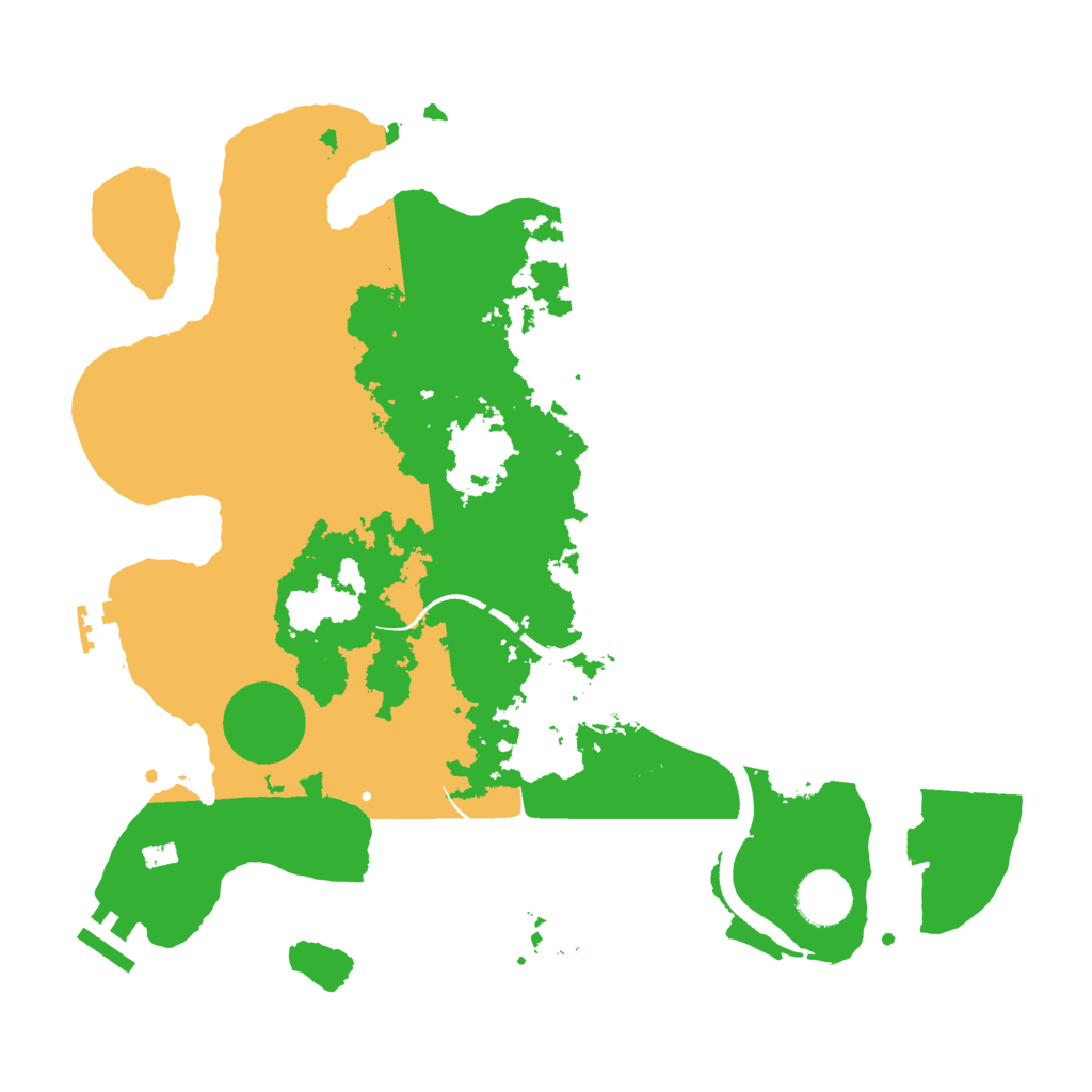 Biome Rust Map: Procedural Map, Size: 3500, Seed: 1448050499