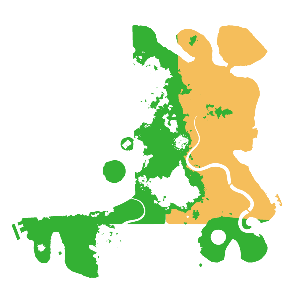 Biome Rust Map: Procedural Map, Size: 3700, Seed: 1756474743