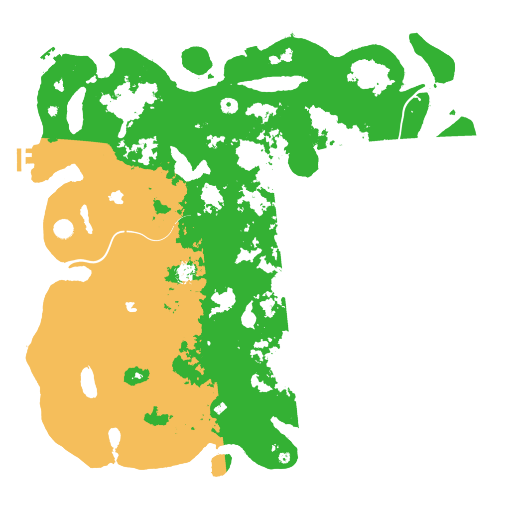 Biome Rust Map: Procedural Map, Size: 4500, Seed: 29058