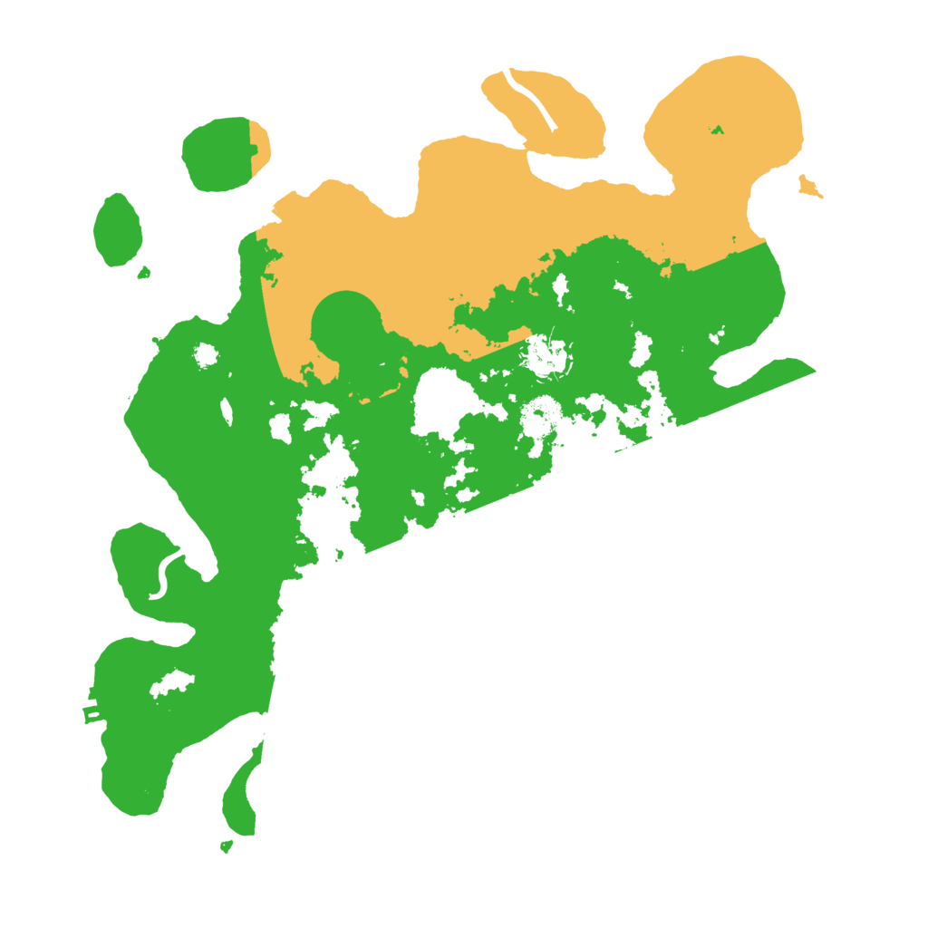 Biome Rust Map: Procedural Map, Size: 3500, Seed: 1962143142