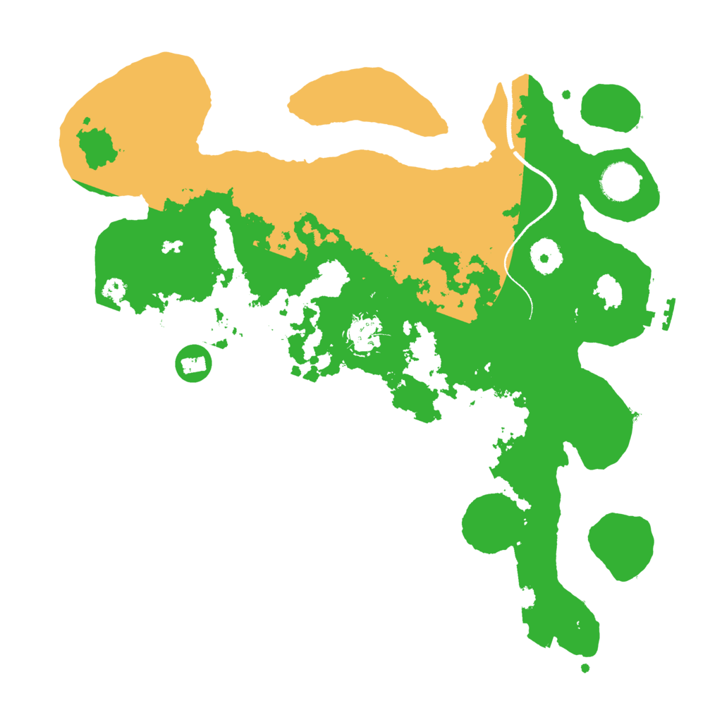 Biome Rust Map: Procedural Map, Size: 3300, Seed: 28527473