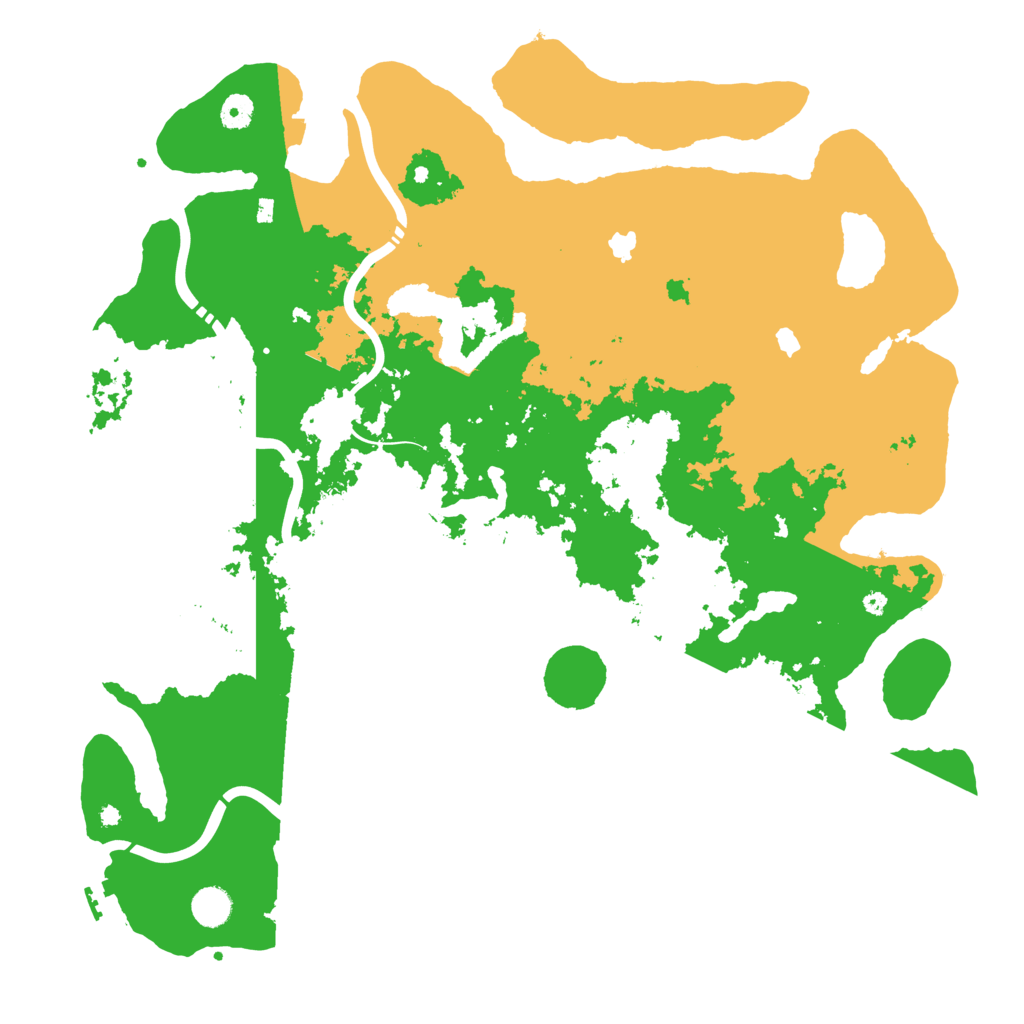 Biome Rust Map: Procedural Map, Size: 4500, Seed: 508976245