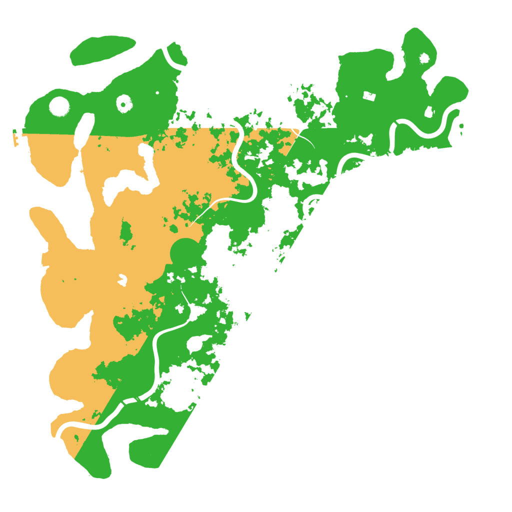 Biome Rust Map: Procedural Map, Size: 4500, Seed: 216077796