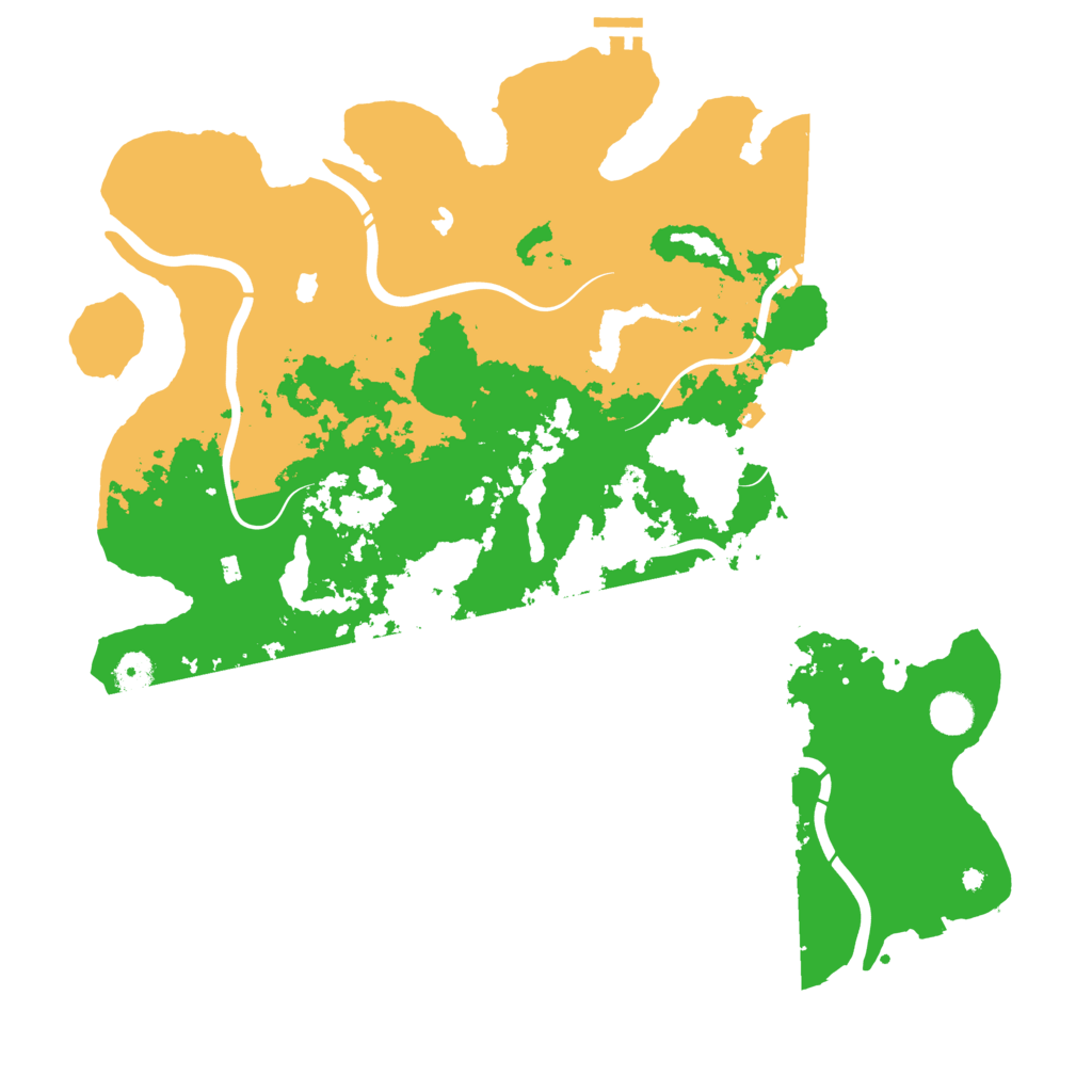 Biome Rust Map: Procedural Map, Size: 4500, Seed: 1917746410