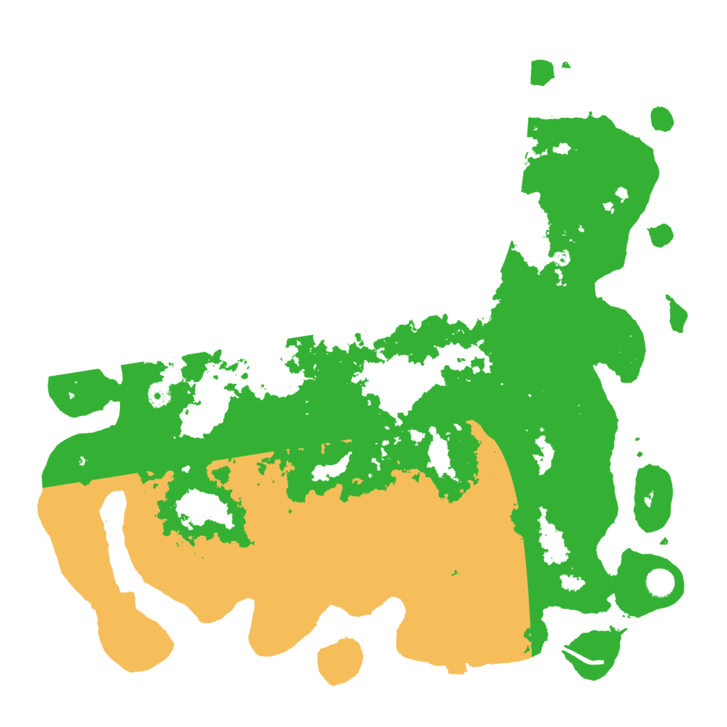 Biome Rust Map: Procedural Map, Size: 4500, Seed: 1002271019