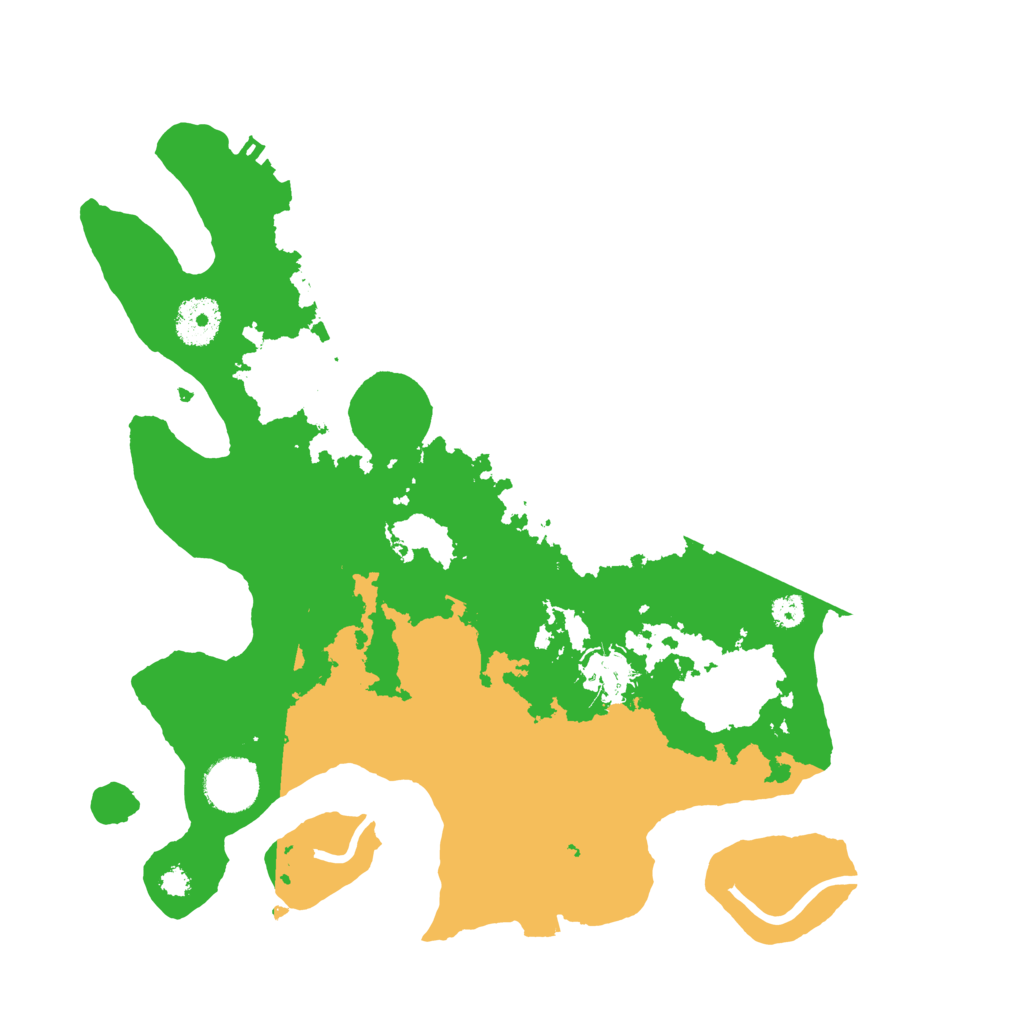 Biome Rust Map: Procedural Map, Size: 3300, Seed: 2087031574