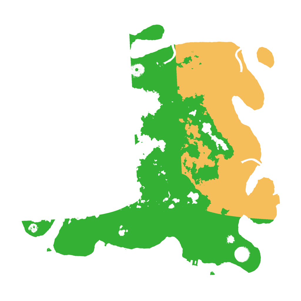 Biome Rust Map: Procedural Map, Size: 3500, Seed: 941157
