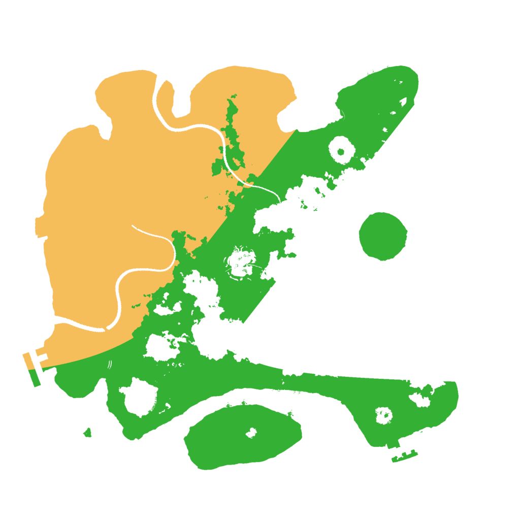 Biome Rust Map: Procedural Map, Size: 3000, Seed: 1615744052