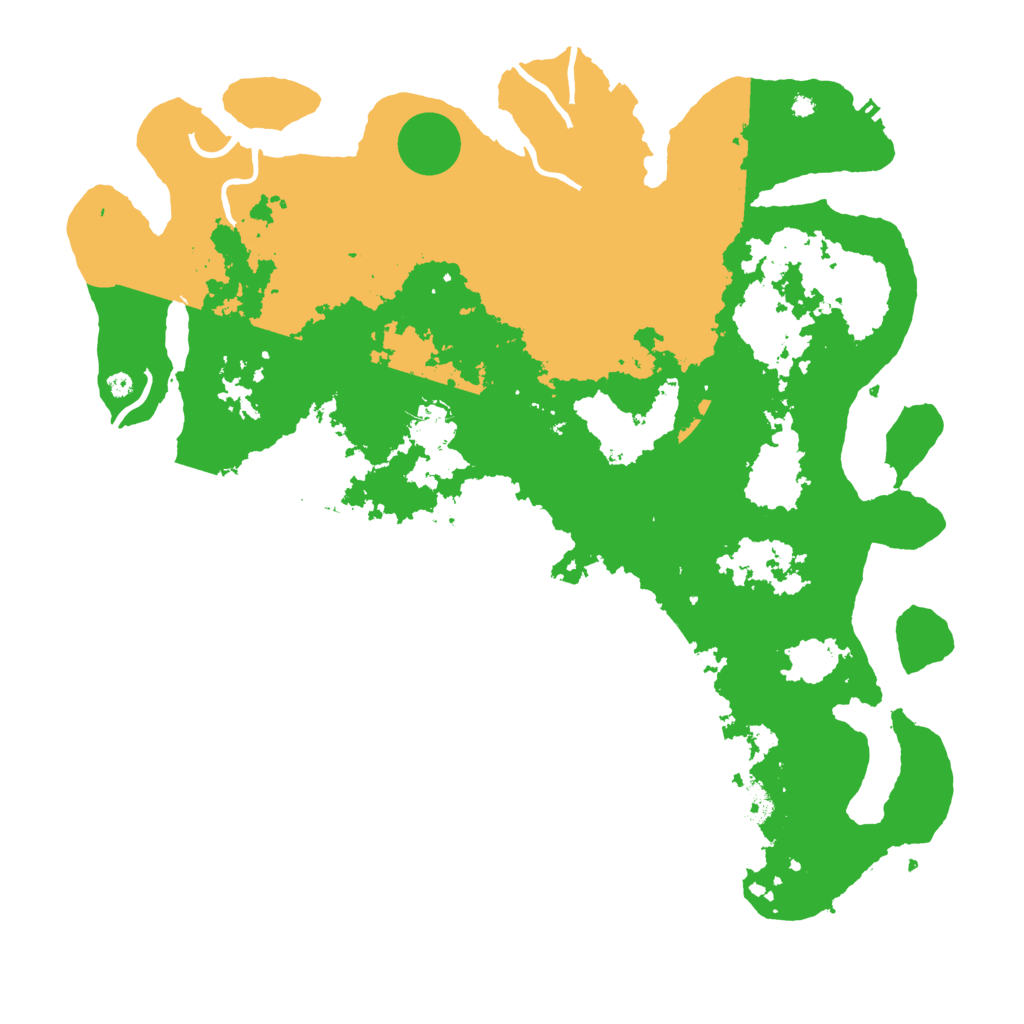 Biome Rust Map: Procedural Map, Size: 4300, Seed: 381565196