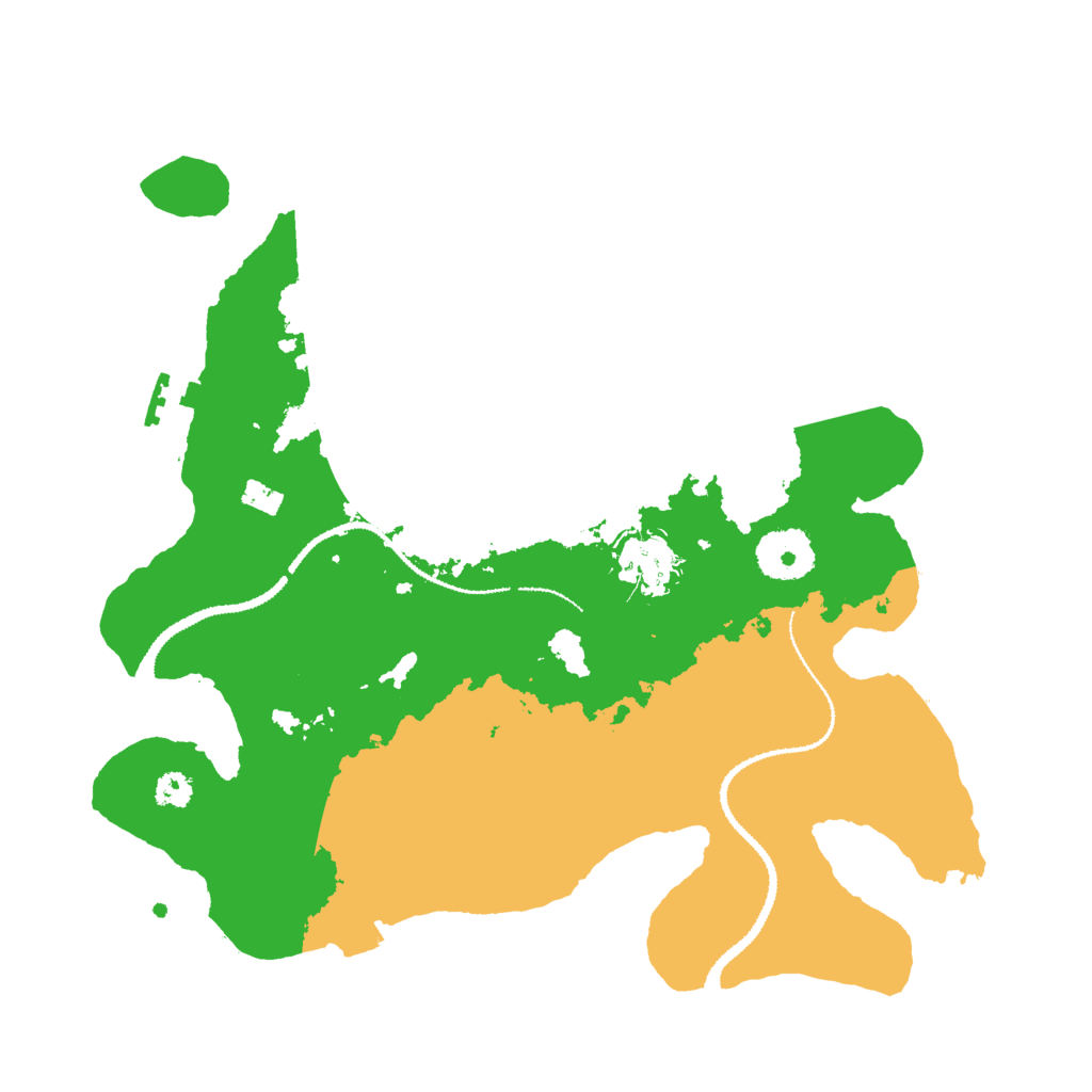 Biome Rust Map: Procedural Map, Size: 3000, Seed: 8559