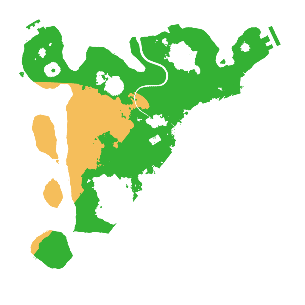 Biome Rust Map: Procedural Map, Size: 3000, Seed: 845748093