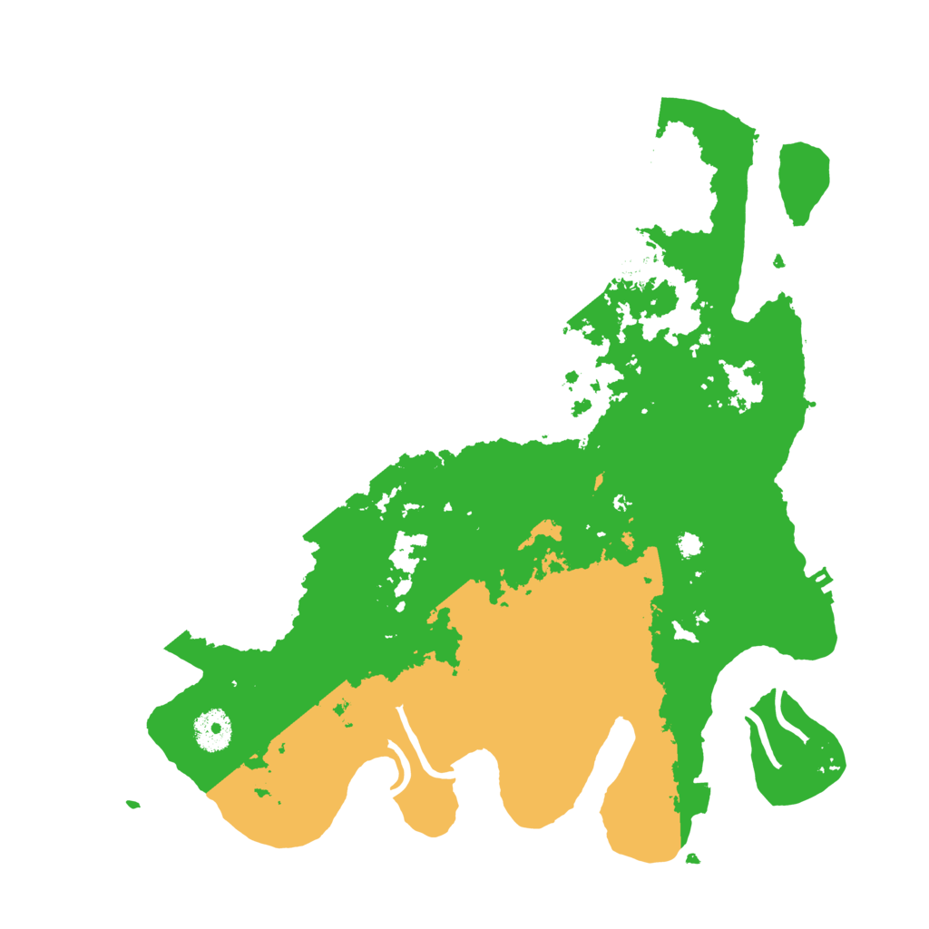 Biome Rust Map: Procedural Map, Size: 3500, Seed: 388762550