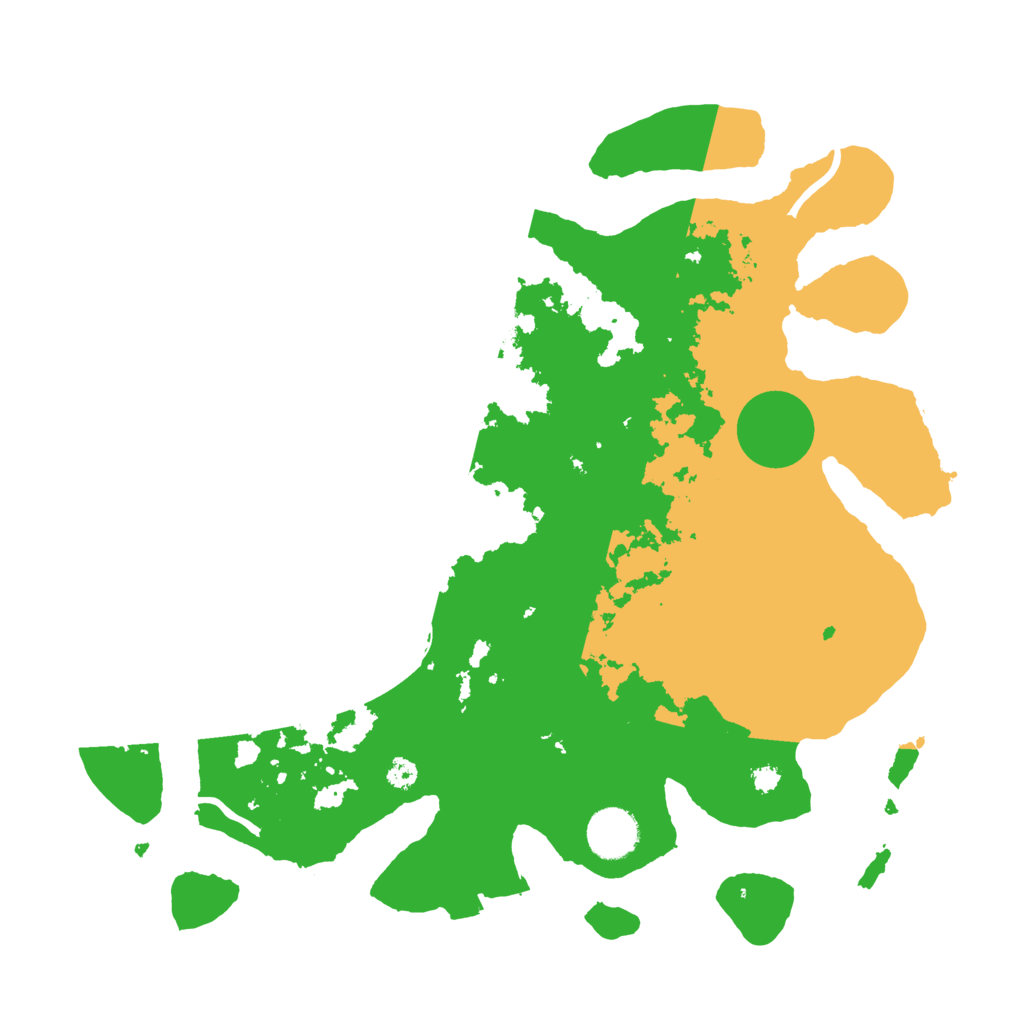 Biome Rust Map: Procedural Map, Size: 3500, Seed: 1100141686