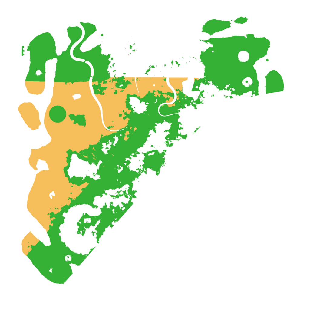 Biome Rust Map: Procedural Map, Size: 4800, Seed: 189758936