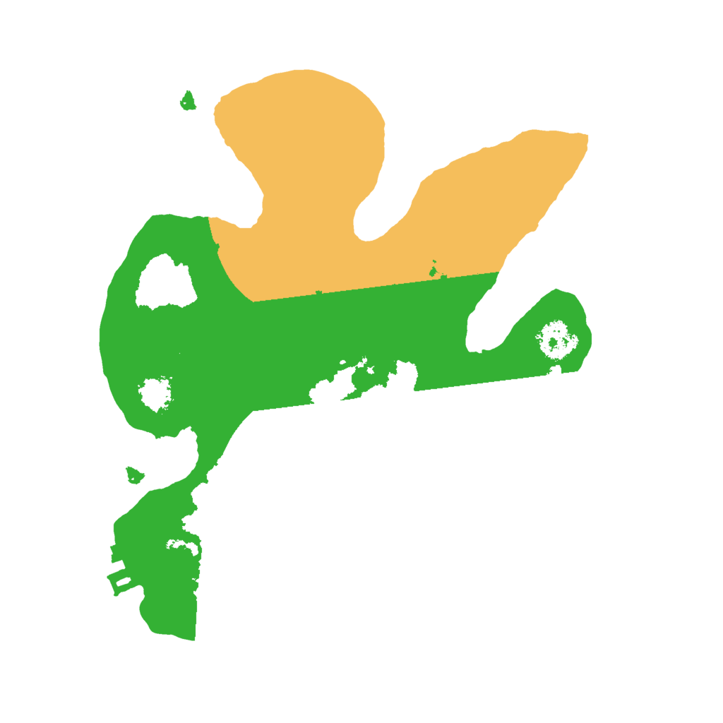 Biome Rust Map: Procedural Map, Size: 2000, Seed: 230707