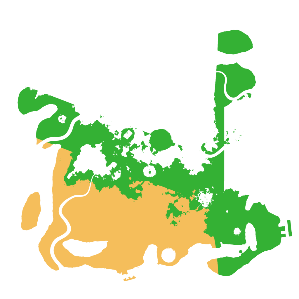 Biome Rust Map: Procedural Map, Size: 3700, Seed: 357822803