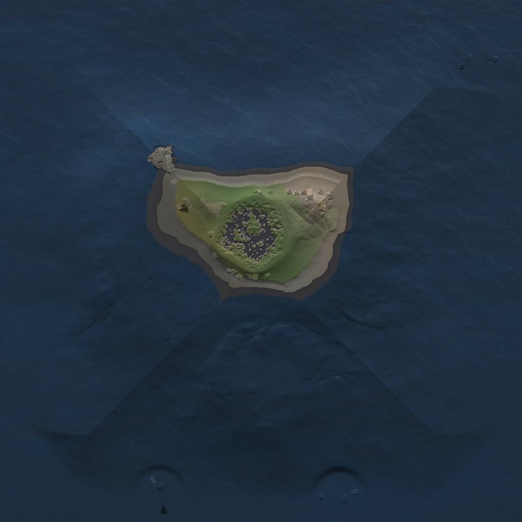 Rust Map: Procedural Map, Size: 1000, Seed: 790637352, 3 Monuments