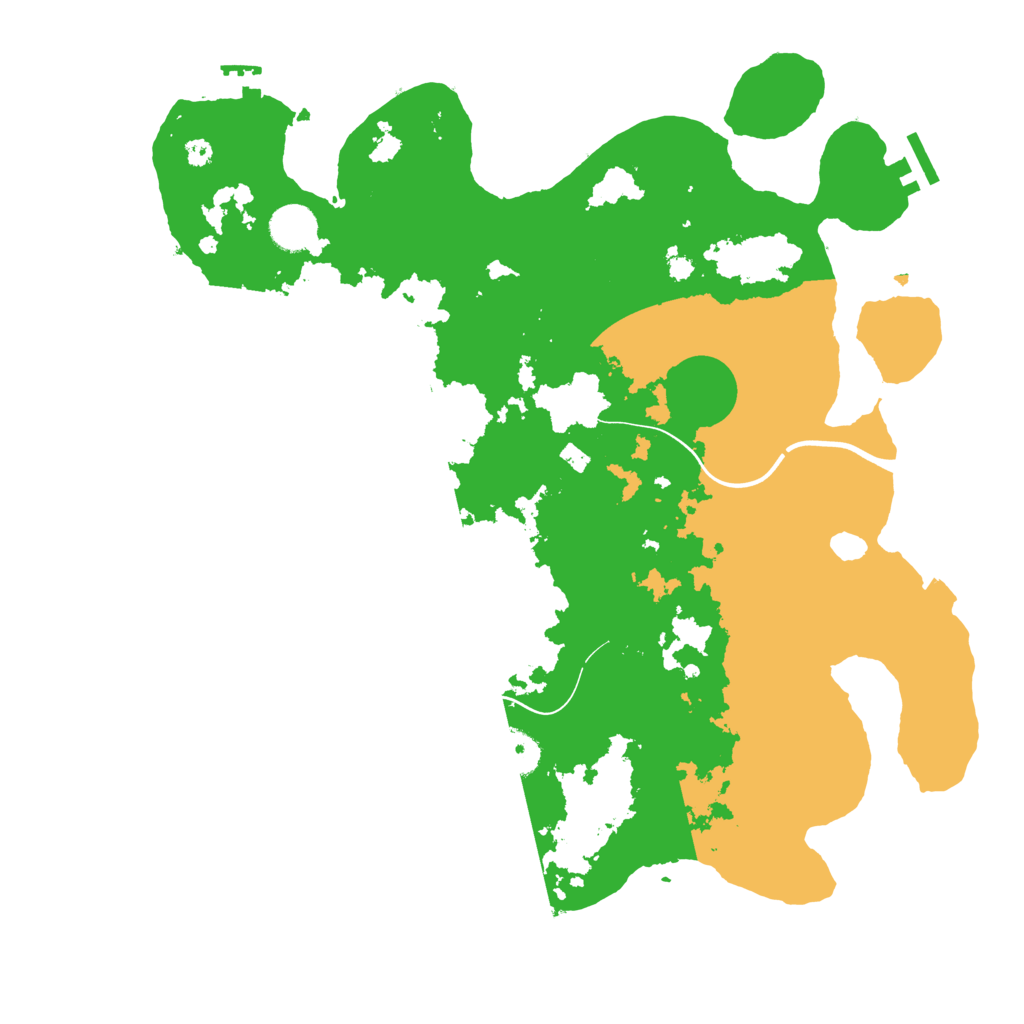Biome Rust Map: Procedural Map, Size: 3800, Seed: 1127967006