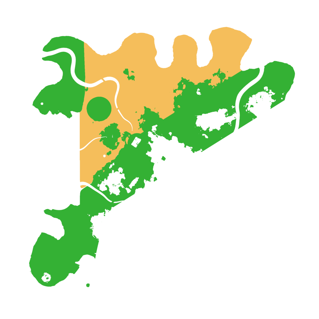 Biome Rust Map: Procedural Map, Size: 3500, Seed: 1550279268