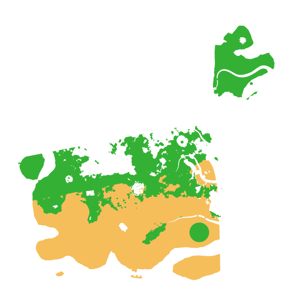 Biome Rust Map: Procedural Map, Size: 4000, Seed: 20230706