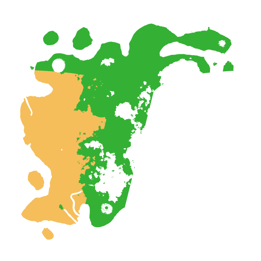 Biome Rust Map: Procedural Map, Size: 3500, Seed: 667921123