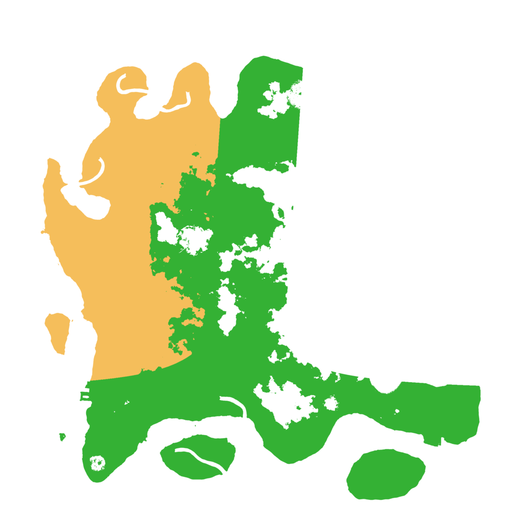 Biome Rust Map: Procedural Map, Size: 3500, Seed: 460769302