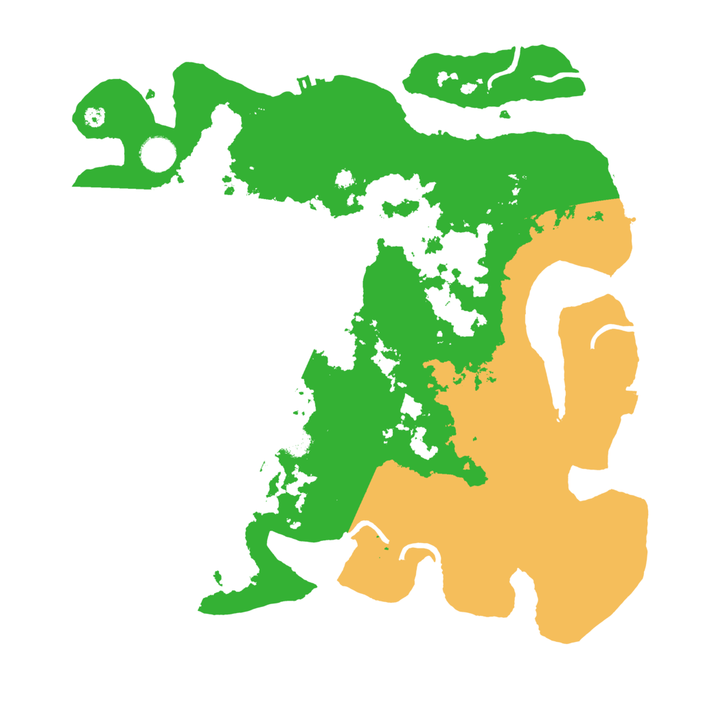 Biome Rust Map: Procedural Map, Size: 3500, Seed: 112623798