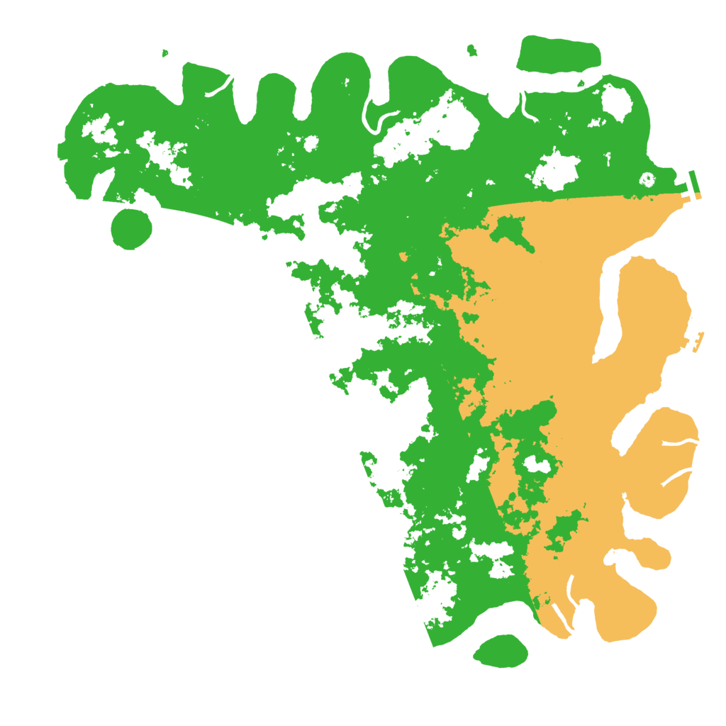 Biome Rust Map: Procedural Map, Size: 5000, Seed: 546502