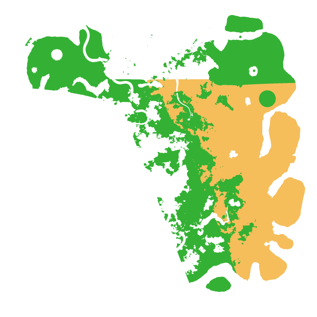 Biome Rust Map: Procedural Map, Size: 5000, Seed: 546502