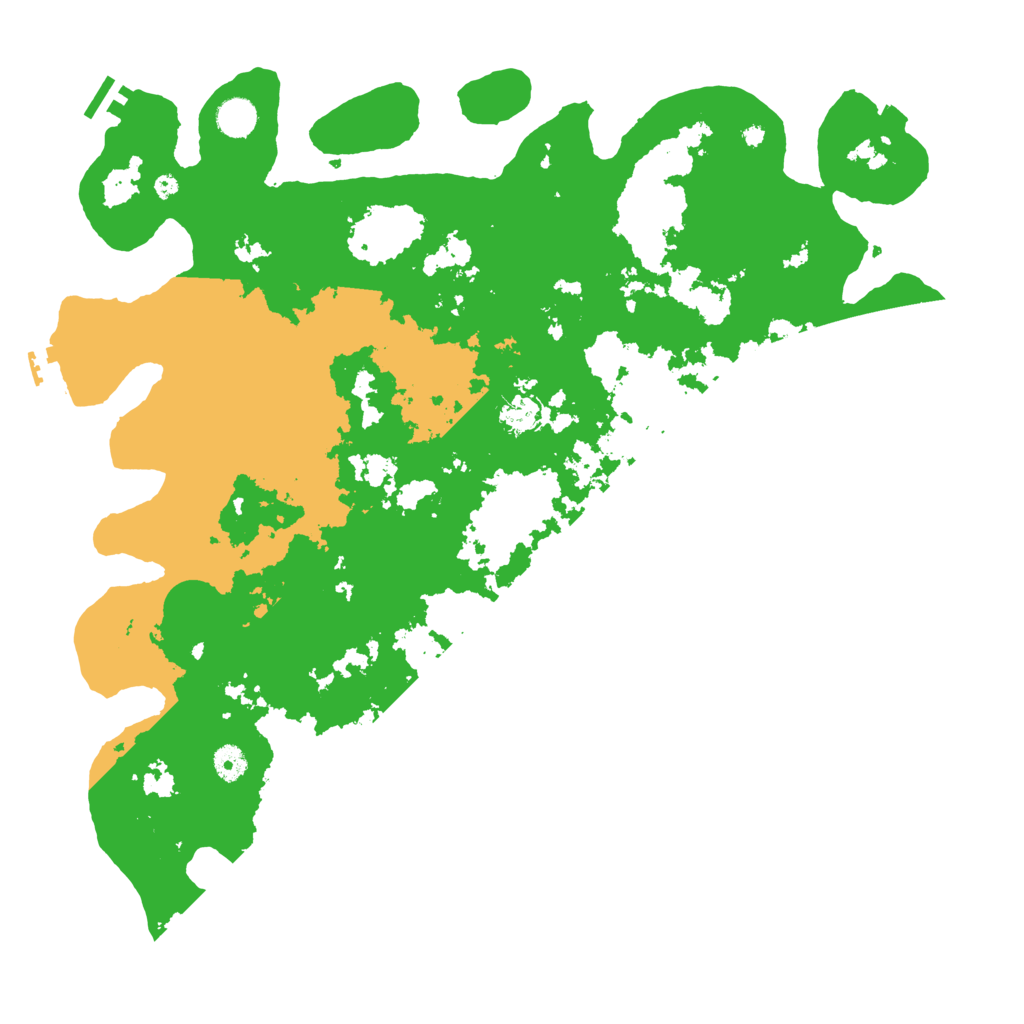 Biome Rust Map: Procedural Map, Size: 4500, Seed: 1354281427